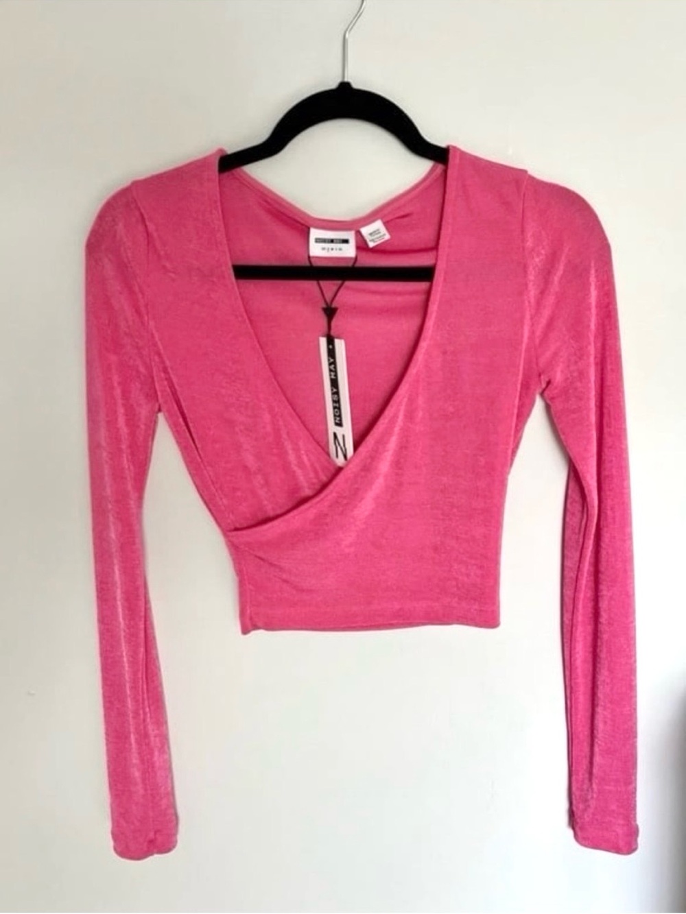 Noisy May Jordan Long Sleeve Wrap Top